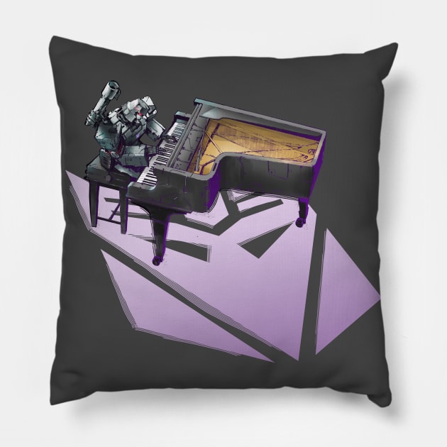Peace through Tyranny Pillow by SW