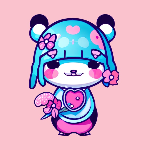 A CUTE KAWAI panda girl by mmamma030