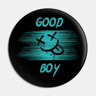 Hip Hop: GOOD BOY Design Pin