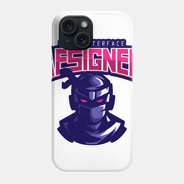 Ninja User Interface Designer Phone Case by ArtDesignDE