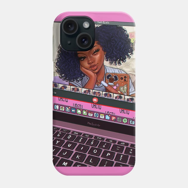 Computer Girl Phone Case by VactuART