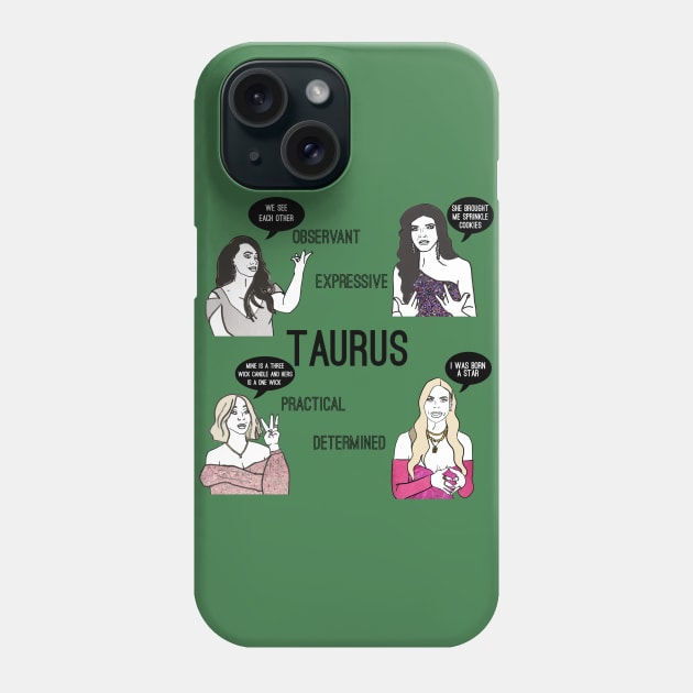 Taurus- Bravostrology series Phone Case by Katsillustration