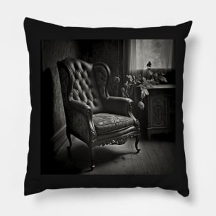 Life in Black and White Chair Pillow