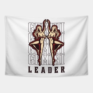 Gemini The Leader Zodiac Sign Tapestry