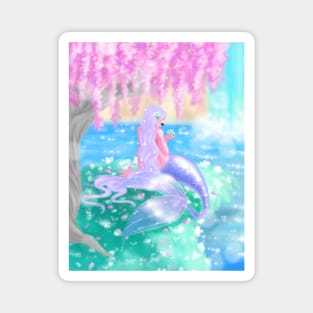 Springtime Mermaid Magnet