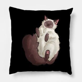 Sleepy ragdoll cat - gifts for cats lovers Pillow