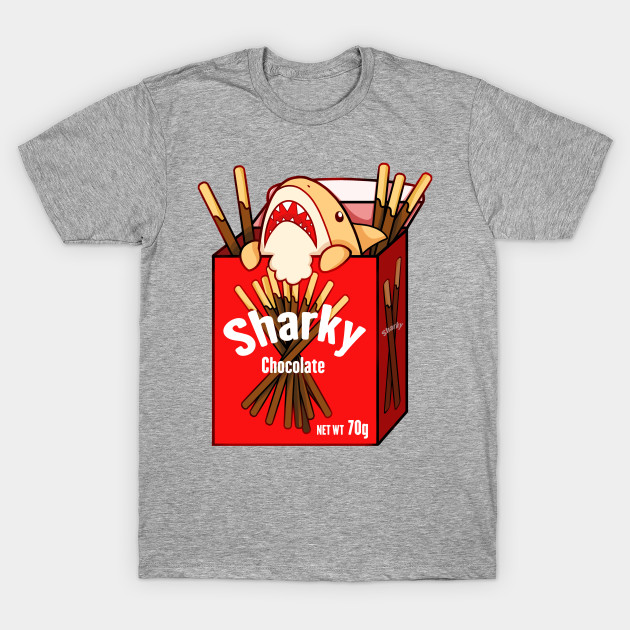 Sharky Chocolate Biscuits - Shark - T-Shirt