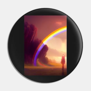 SURREAL RAINBOW Pin