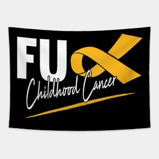 Childhood Cancer Awareness Ribbon Kids Survivor Fighter Tapestry