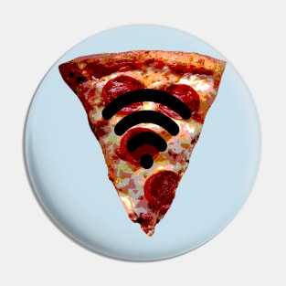 Wi fi pizza slice Pin