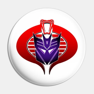 Cobra Decepticon Insignia Pin