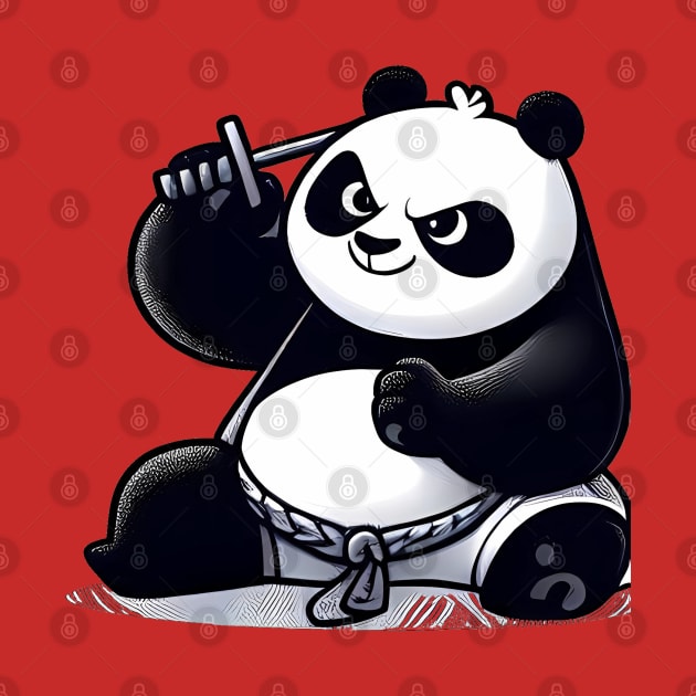 Kung Fu Panda T-shirt by Pastew Stdio