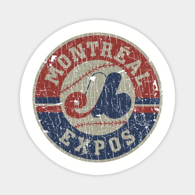 MONTREAL EXPOS 80S -  RETRO STYLE Magnet by lekhartimah