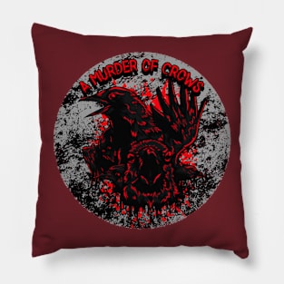 A Murder of Crows Graphic Pillow