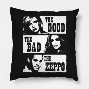 The Good The Bad The Zeppo Pillow