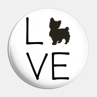 Yorkie Love Pin