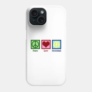 Peace Love Pickleball Phone Case