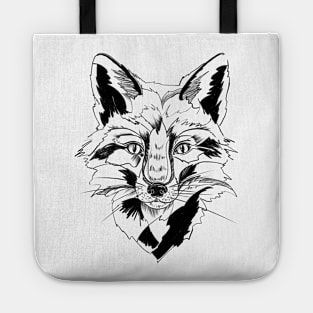 Cute Fox Sketch Tote