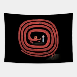 Funny monster Tapestry