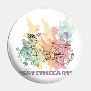 bike save the world Pin