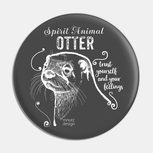 Spirit animal - Otter white Pin by mnutz