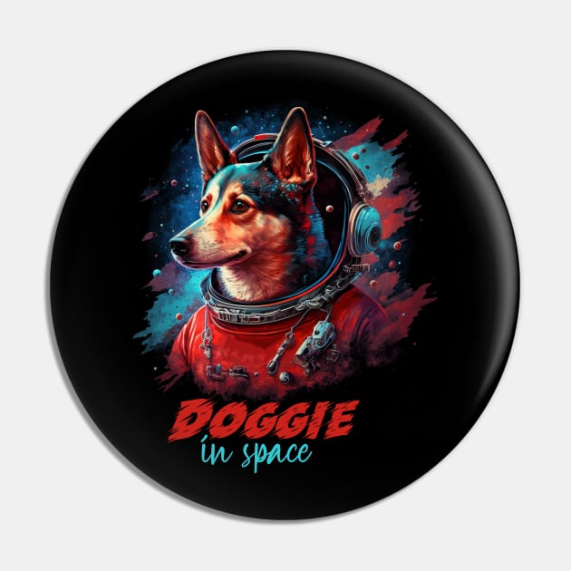 Laika Dog Pin by ArtRoute02