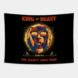 Lion Head Tapestry