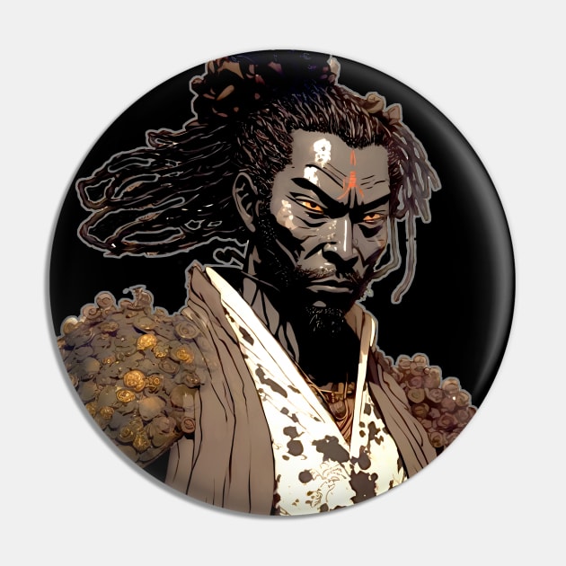 Yasuke the Black Samurai in Feudal Japan (1579) No. 2 Pin by Puff Sumo