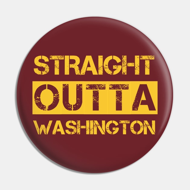 Straight outta Washington Pin by Assilstore