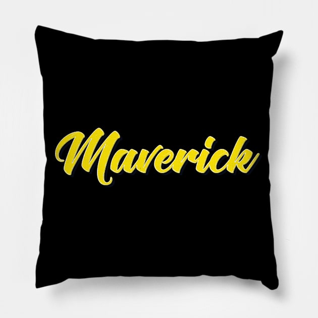 Maverick Pillow by ProjectX23Red