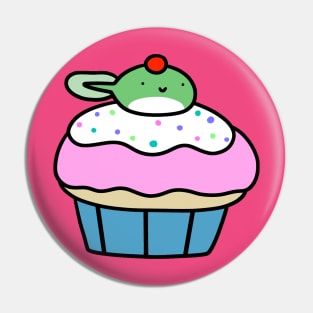 Cupcake Tadpole Pin