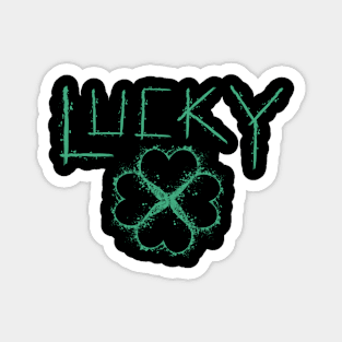 Lucky Clover Leaf Magnet