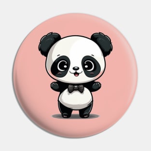 Chibi baby panda Pin