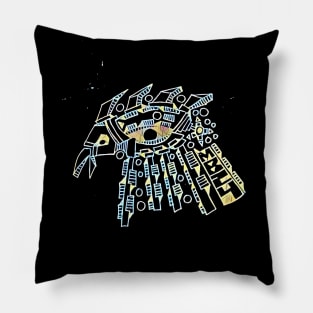 Mechanical Bird (Alternate) Pillow