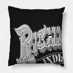 Vintage Richmond, IN Pillow