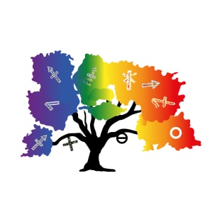 LGBTQIA+ tree T-Shirt