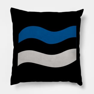 The flag of Estonia Pillow