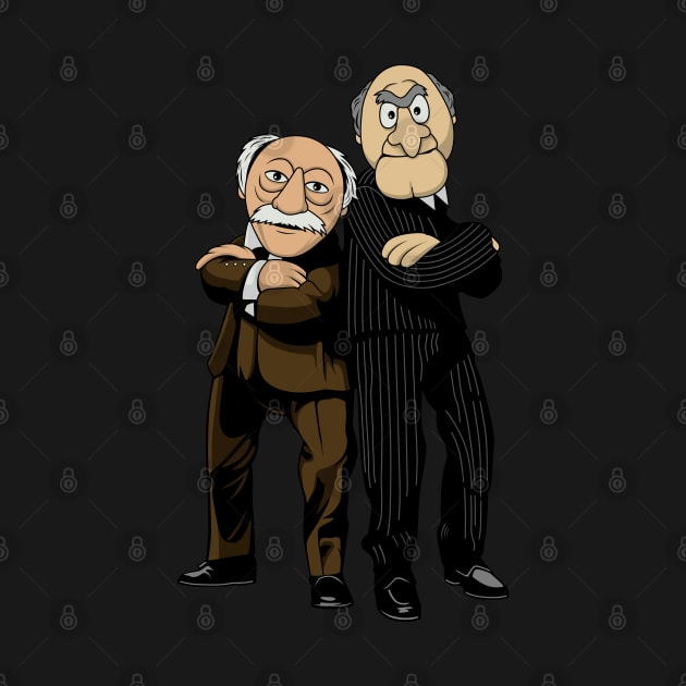 Statler and waldorf Muppets by VIQRYMOODUTO