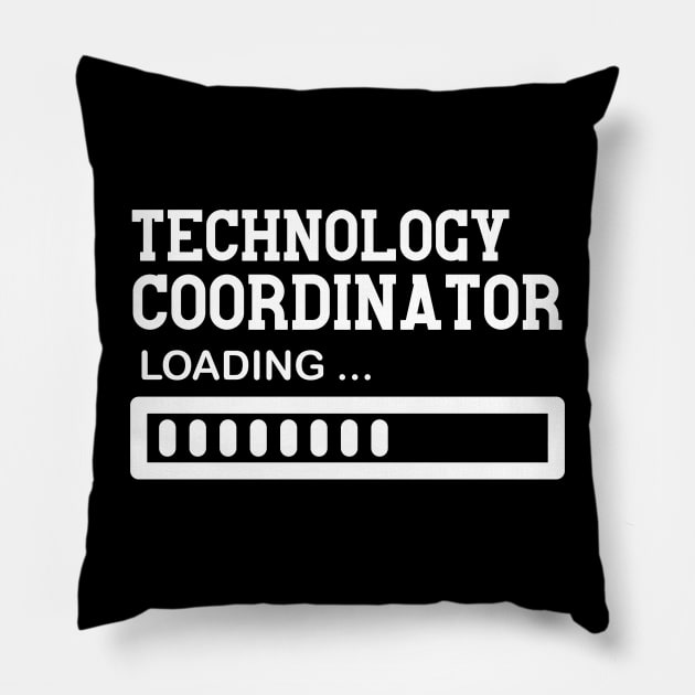 Funny Technology Coordinator Job Lover Gift Idea Pillow by Monster Skizveuo