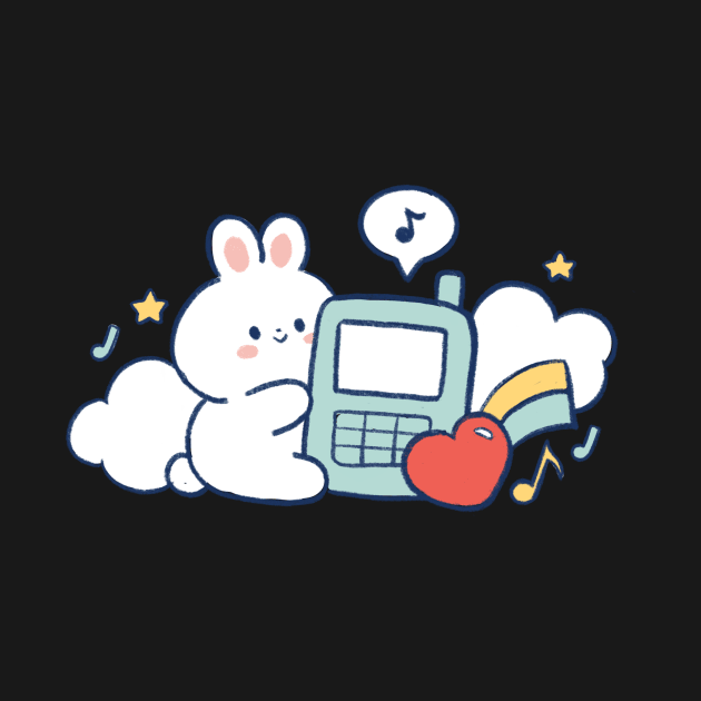 Bunny phone by Napbunny