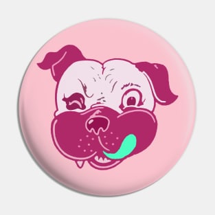 American Bulldog PINKO Pin