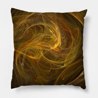 Golden Mess Pillow