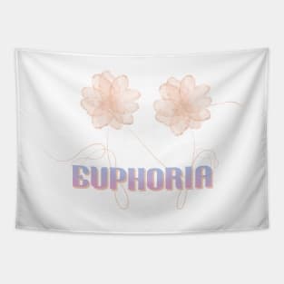 Euphoria Flower | BTS Song Inspired | Gift for BTS Army and Kpop Fans T-Shirt Tapestry