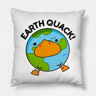 Earthquack Funny Earthquake Pun Pillow