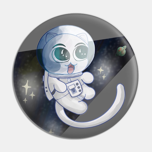 Space cat Pin by Chaplo