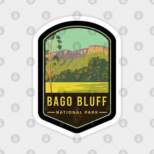 Bago Bluff National Park Magnet by JordanHolmes