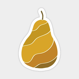 Pear - Stylized Food Magnet