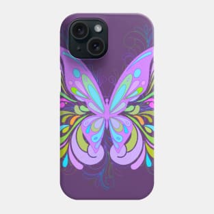 Elegant Butterfly Purple Phone Case