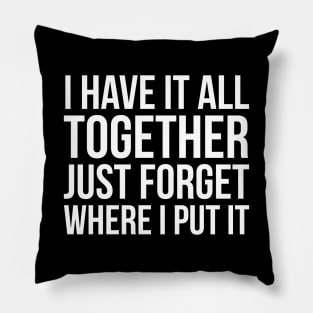 I Have It All Together Pillow