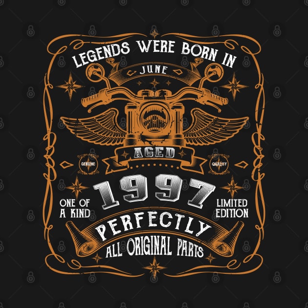 Legends Born In June 1997 26th Birthday by Cartine